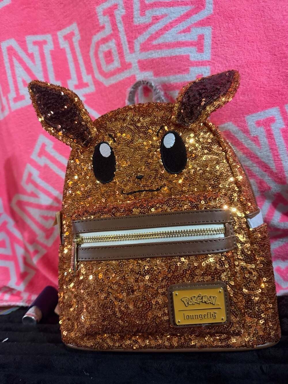 Loungefly Pokemon Eevee Sequin Cosplay Mini Backpack
